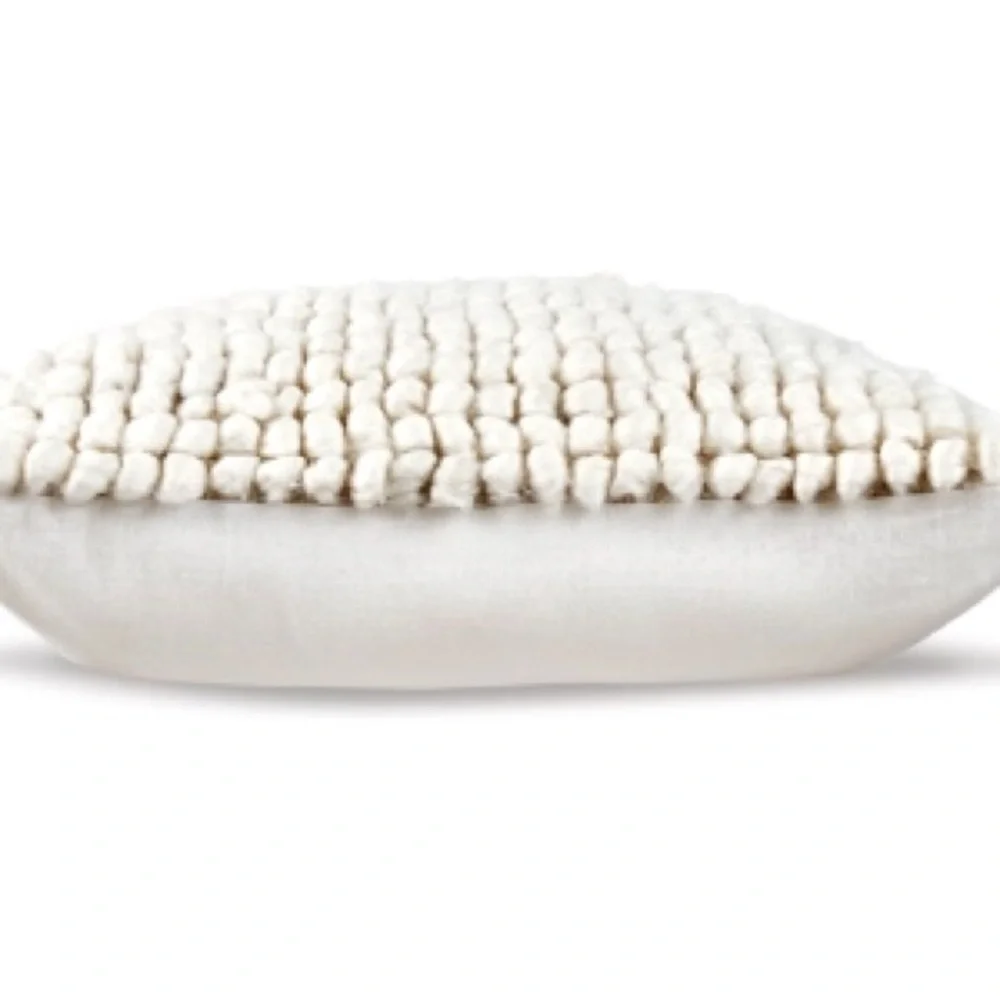 Aavie Pillow Chunky Knit Cream with insert